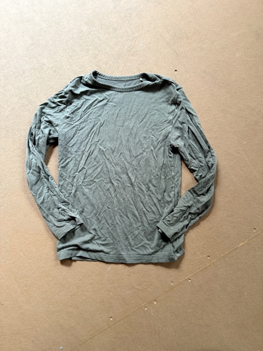 Little Sleepies PLAY Bamboo Long Sleeve Shirt Sage Green Size 5